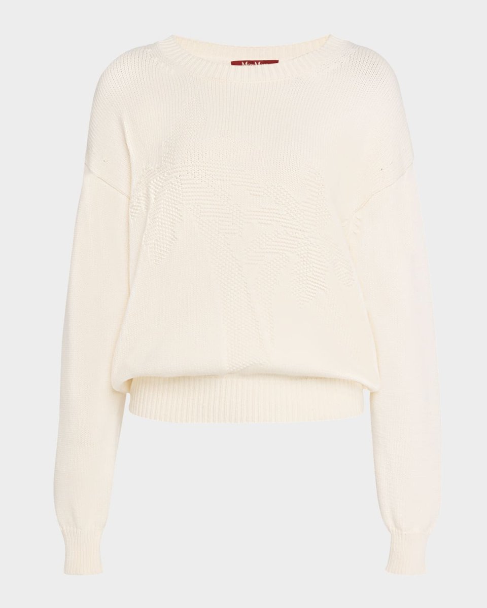 Pascia Palm Tree Crewneck Sweater